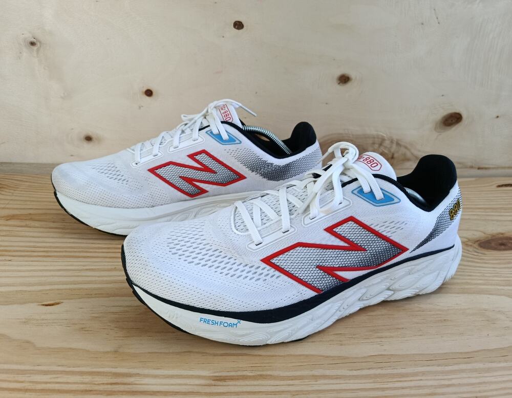 New Balance Fresh Foam X 880 v14 White Red Blue M880C14 Men Size 12.5 4E Extra W